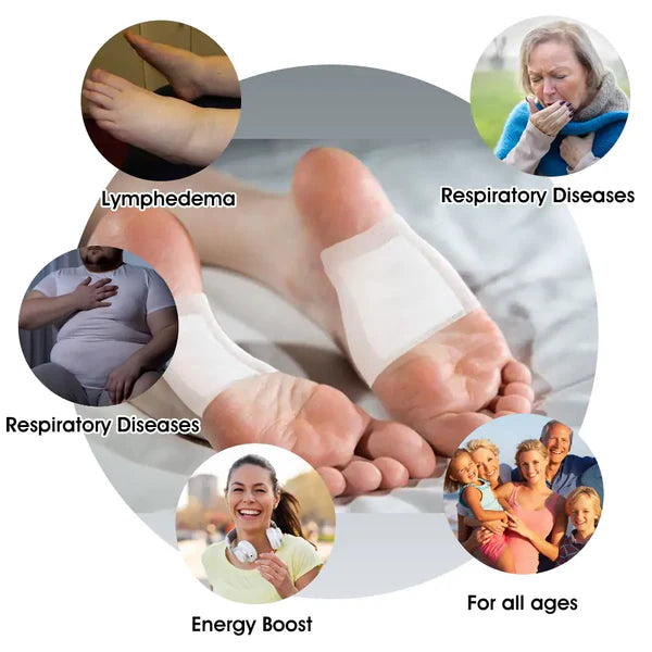 Bee Venom Lymphatic Drainage & Slimming Foot Patches πΏπ£
